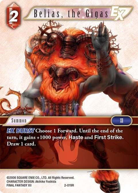 Belias, the Gigas EX - Foil