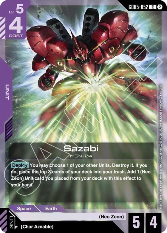 Sazabi - Gd05 052