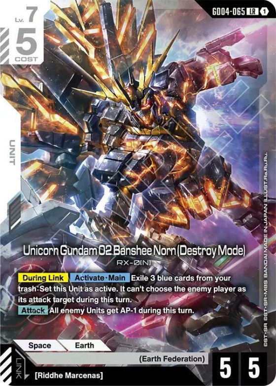 Unicorn Gundam 02 Banshee Norn - Holo