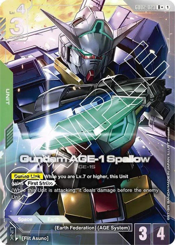 Gundam AGE-1 Spallow - R Plus
