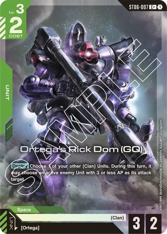 Ortega's Rick Dom - C Plus
