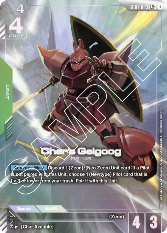 Char's Gelgoog - Lr Plus