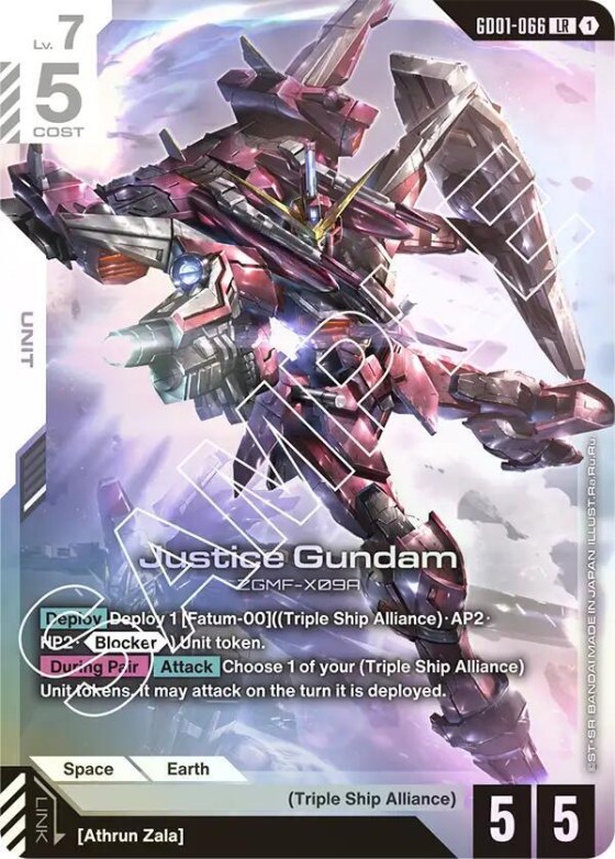 Justice Gundam - Holo