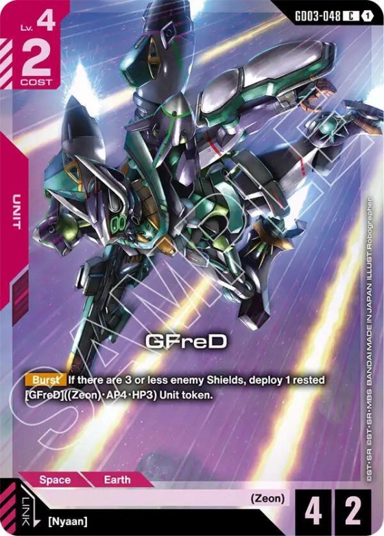 GFreD - Premium Card Collection Gundam