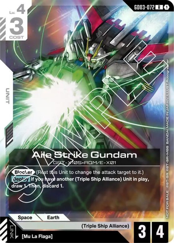 Aile Strike Gundam - Store Tournament Participant P