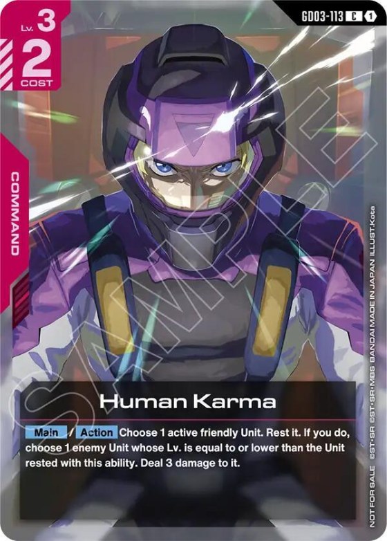 Human Karma - Store Tournament Participant P