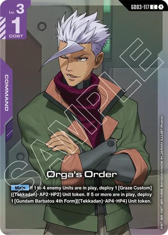 Orga's Order