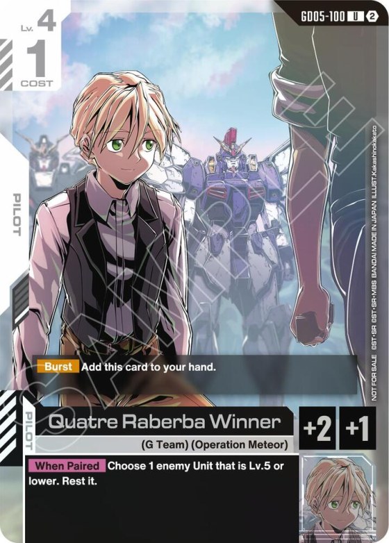 Quatre Raberba Winner