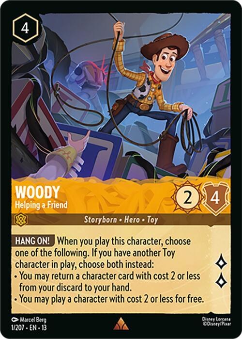 Woody - Helping a Friend - Cold Foil