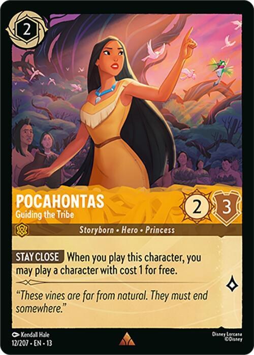 Pocahontas - Guiding the Tribe - Cold Foil