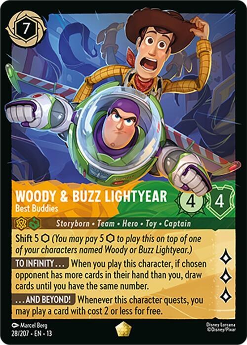 Woody & Buzz Lightyear - Best Buddies - Cold Foil