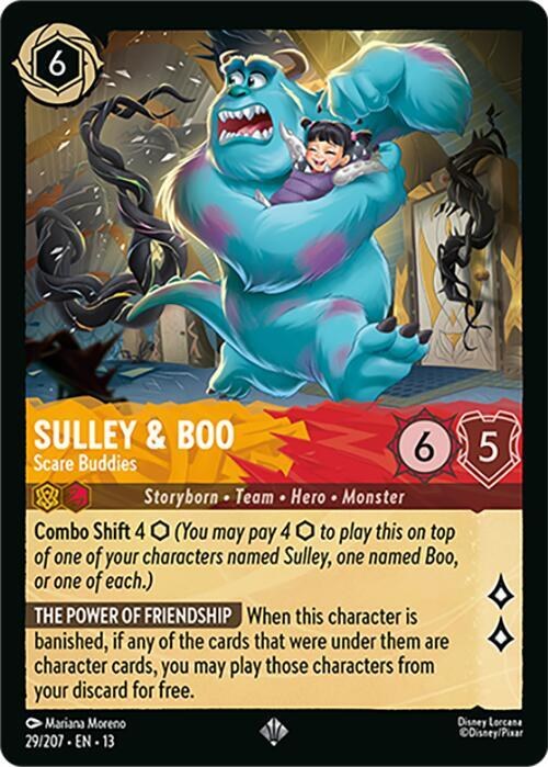 Sulley & Boo - Scare Buddies - Cold Foil