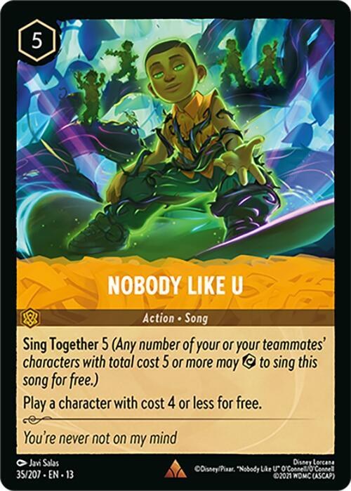 Nobody Like U - Cold Foil