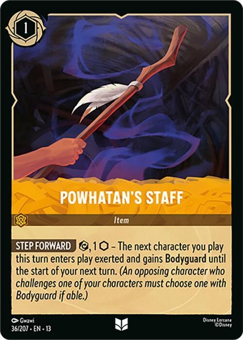 Powhatan's Staff - Cold Foil