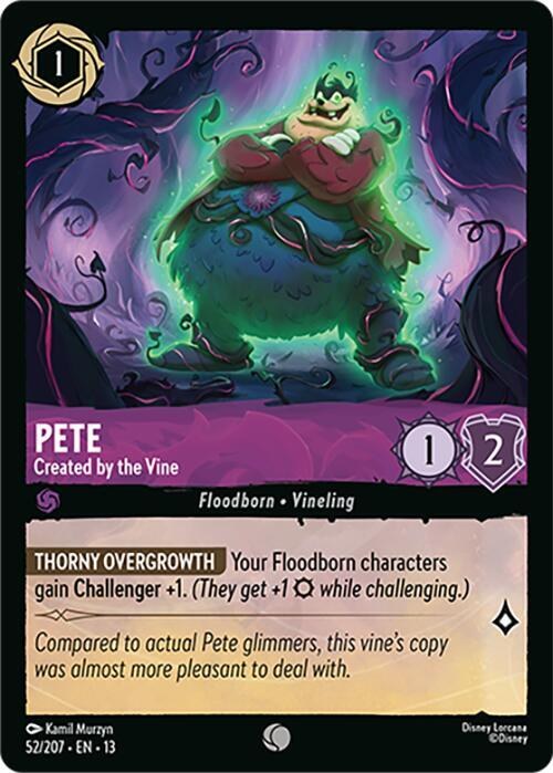 Pete - Created by the Vine - Cold Foil