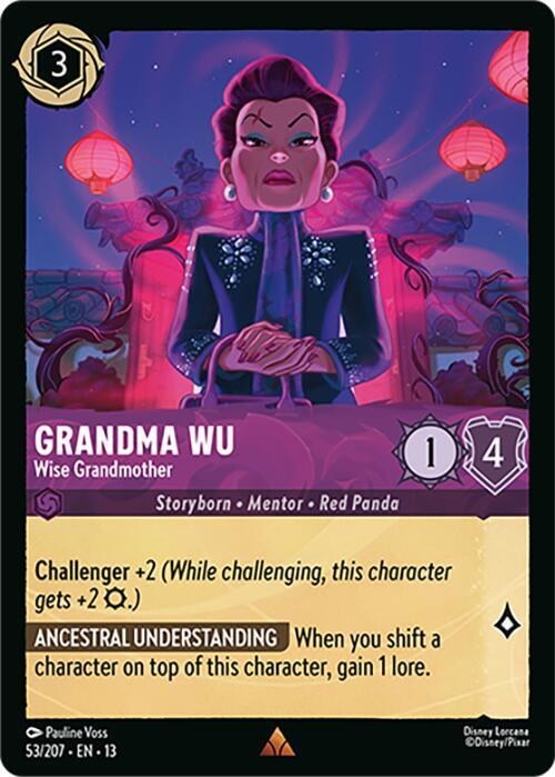 Grandma Wu - Wise Grandmother - Cold Foil