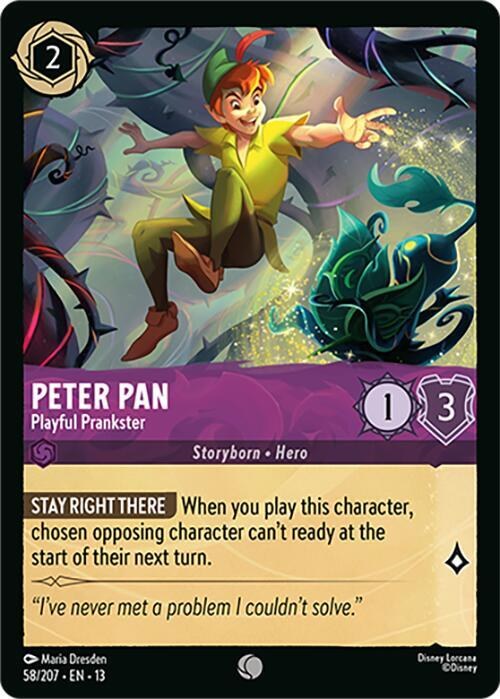 Peter Pan - Playful Prankster - Cold Foil
