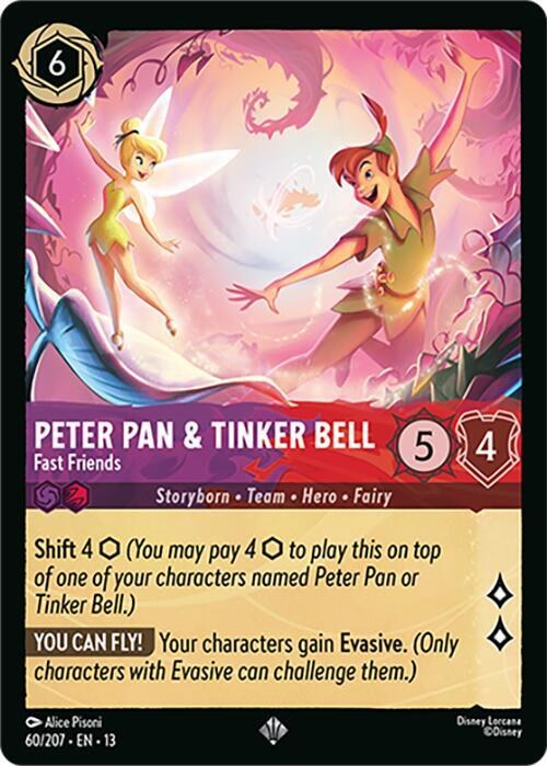 Peter Pan & Tinker Bell - Fast Friends - Cold Foil