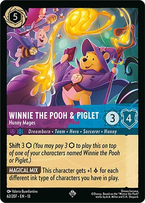 Winnie the Pooh & Piglet - Hunny Mages - Cold Foil