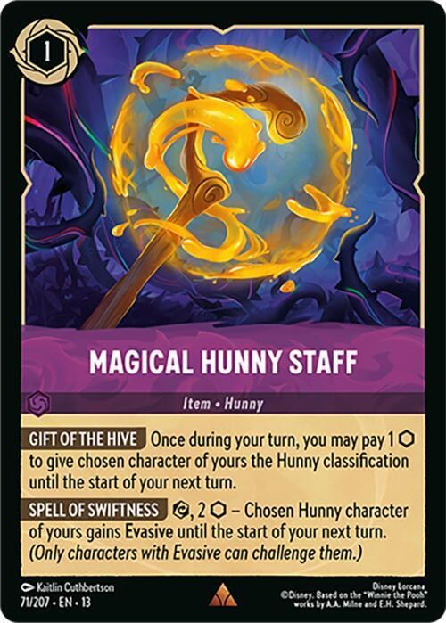 Magical Hunny Staff - Cold Foil