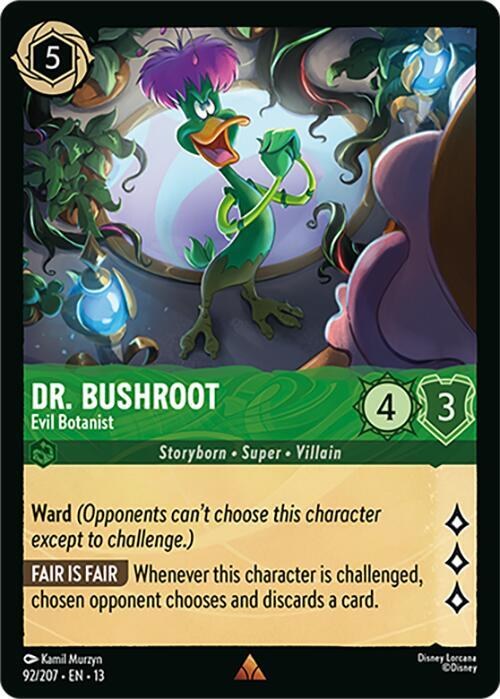 Dr. Bushroot - Evil Botanist - Cold Foil