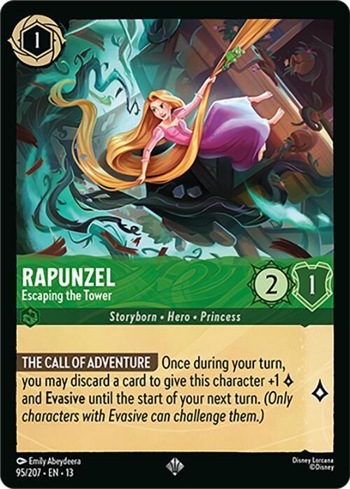 Rapunzel - Escaping the Tower - Cold Foil