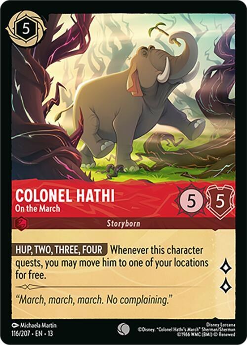 Colonel Hathi - On the March - Cold Foil