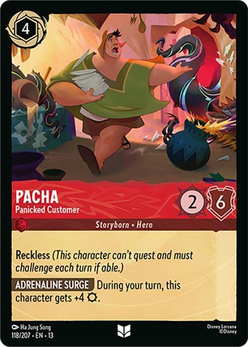 Pacha - Panicked Customer - Cold Foil