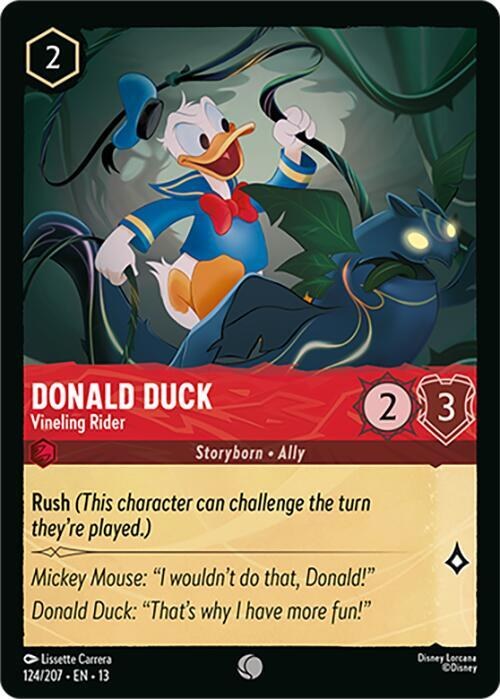 Donald Duck - Vineling Rider - Cold Foil