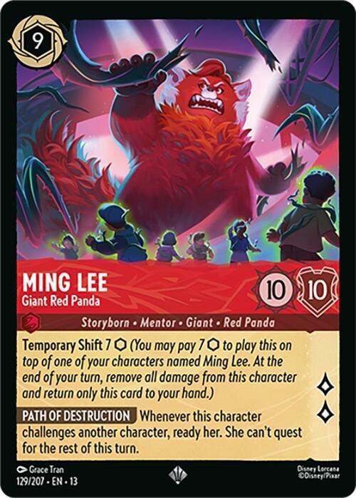 Ming Lee - Giant Red Panda - Cold Foil