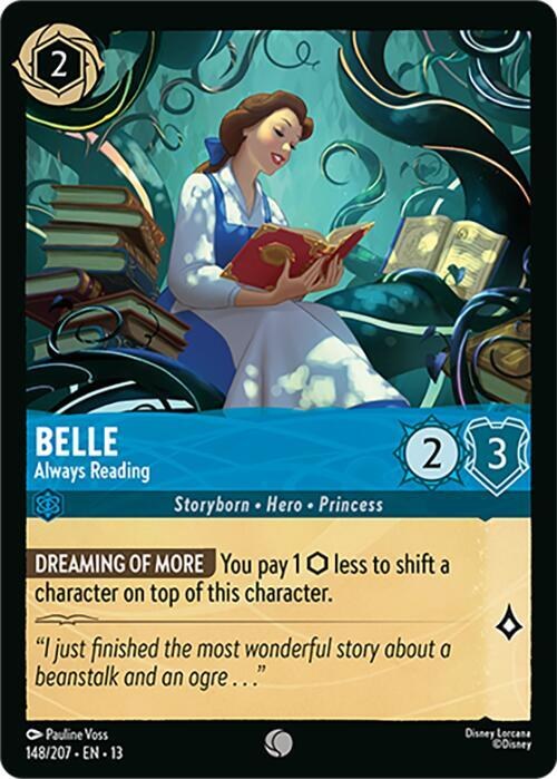 Belle - Always Reading - Cold Foil