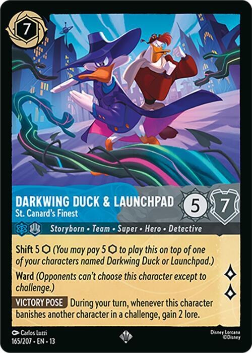 Darkwing Duck & Launchpad - St. Canard's Finest - Cold Foil