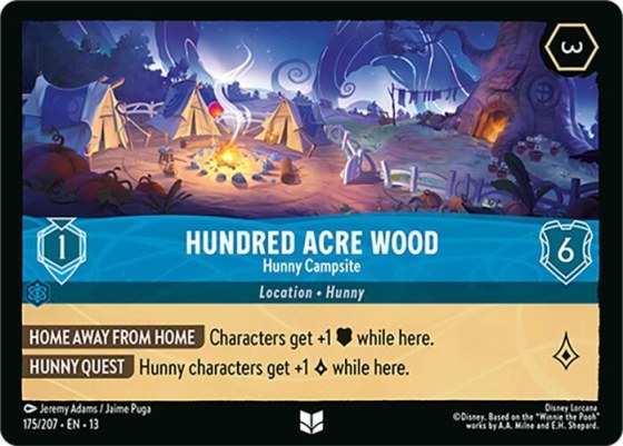 Hundred Acre Wood - Hunny Campsite - Cold Foil