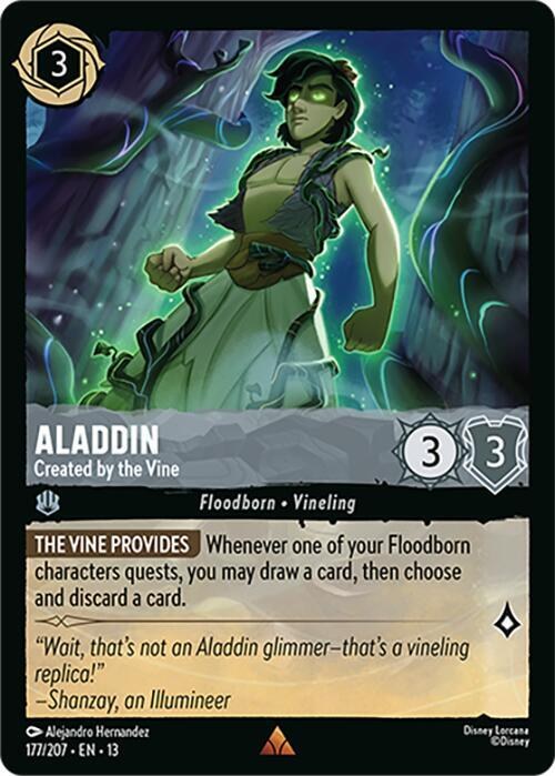 Aladdin - Created by the Vine - Cold Foil