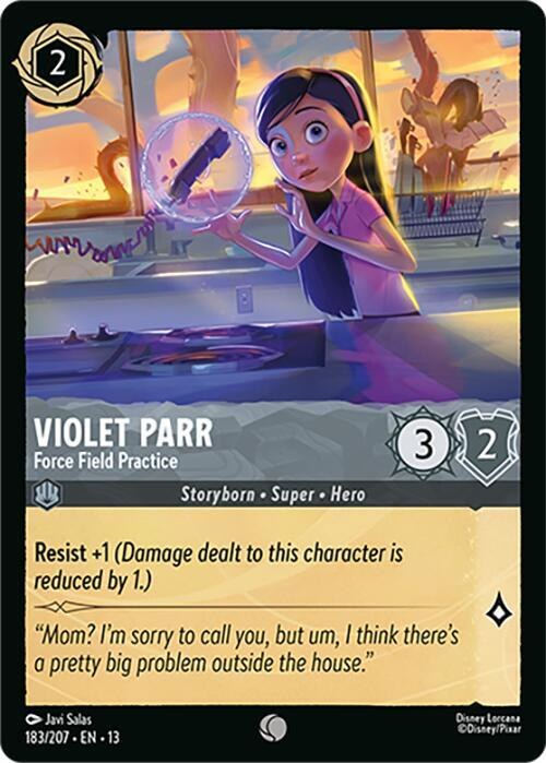 Violet Parr - Force Field Practice - Cold Foil