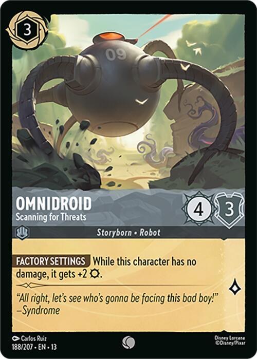 Omnidroid - Scanning for Threats - Cold Foil