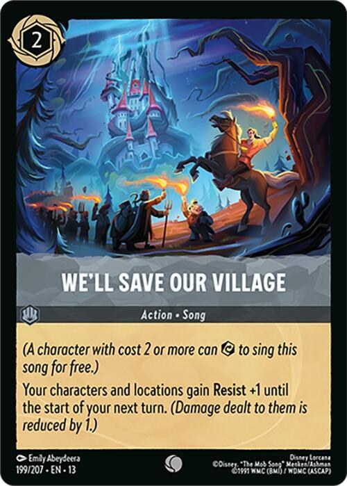 We'll Save Our Village - Cold Foil