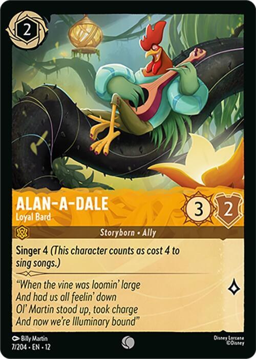 Alan-a-Dale - Loyal Bard - Cold Foil