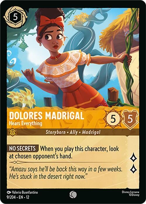 Dolores Madrigal - Hears Everything - Cold Foil