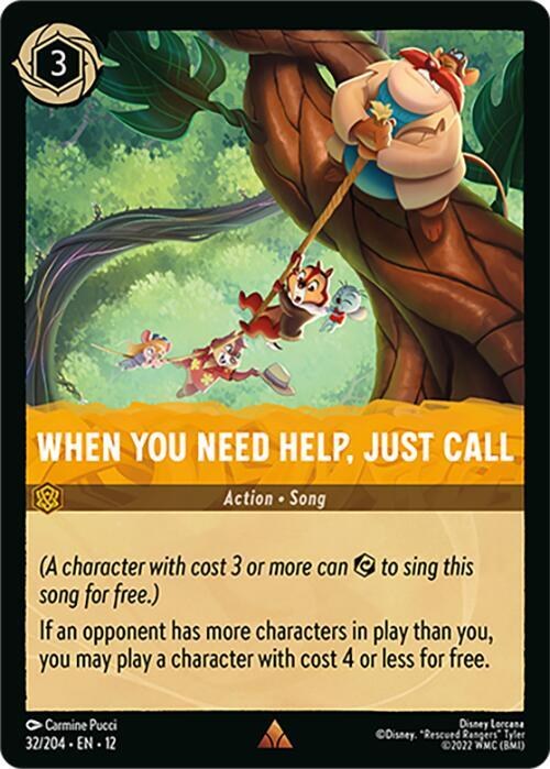 When You Need Help, Just Call - Cold Foil