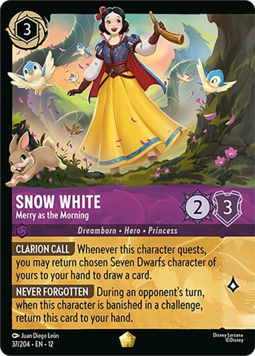 Snow White - Merry as the Morning - Foil