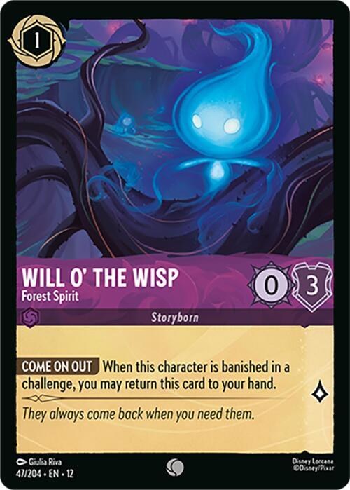 Will o' the Wisp - Forest Spirit - Cold Foil