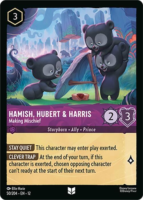 Hamish, Hubert & Harris - Making Mischief - Cold Foil