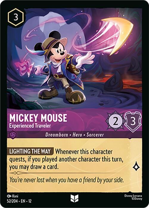 Mickey Mouse - Experienced Traveler - Cold Foil
