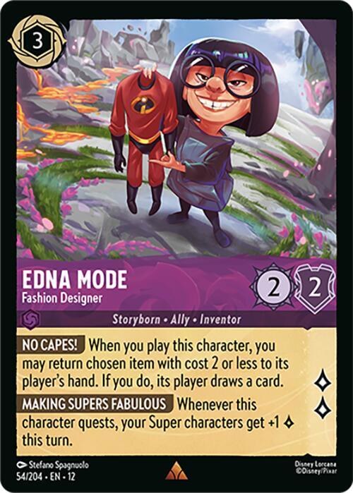 Edna Mode - Fashion Designer - Cold Foil
