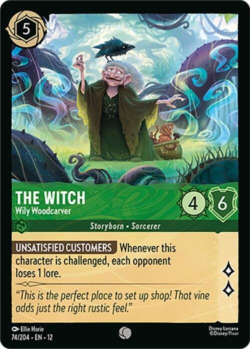 The Witch - Wily Woodcarver - Cold Foil