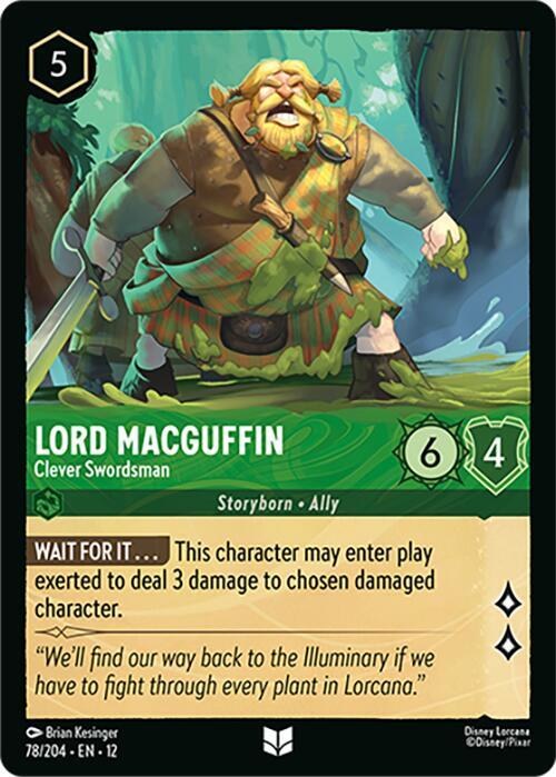 Lord MacGuffin - Clever Swordsman - Cold Foil
