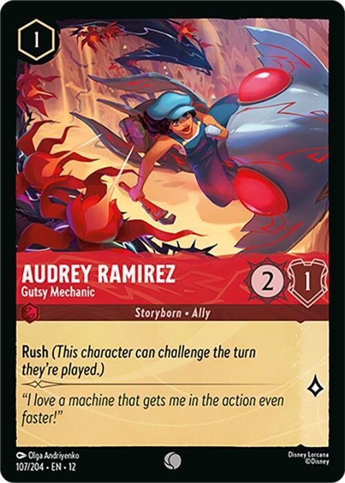 Audrey Ramirez - Gutsy Mechanic - Cold Foil