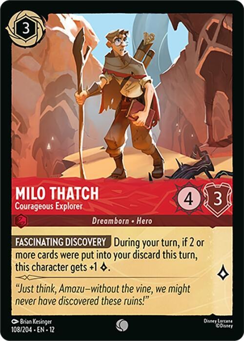 Milo Thatch - Courageous Explorer - Cold Foil