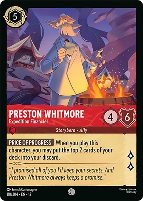 Preston Whitmore - Expedition Financier - Cold Foil